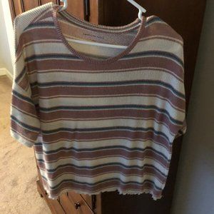 American Eagle Vintage Striped Top Size L